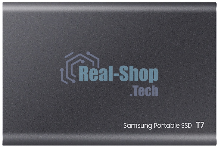Внешний SSD Samsung T7, 2TB, USB 3.2 Gen 2 Type-C, R/W 1050/1000, титан