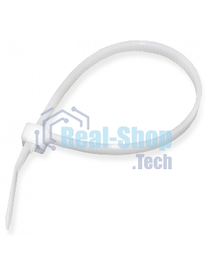 Стяжка нейлоновая Hyperline GTR-200STC открывающаяся, безгалогенная (halogen free), 200x4.8 мм (100 шт)