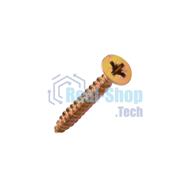 Саморез универсальный Kranz 5х40, желтый цинк, упаковка поставщика (6 000 шт.)