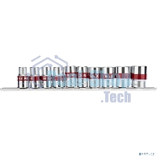 Набор торцевых головок Rexant 1/2, двенадцатигранные, CrV, 10 шт., 10-24 мм