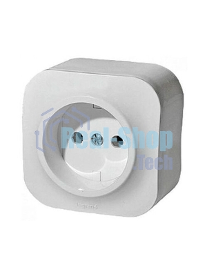 Розетка Legrand 782210 без заземления без шторок (Белая)