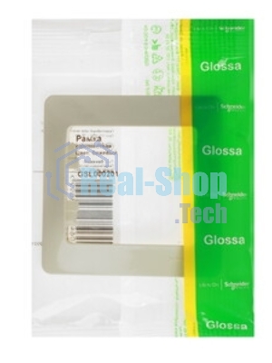 Рамка 1-м Glossa беж. SchE GSL000201