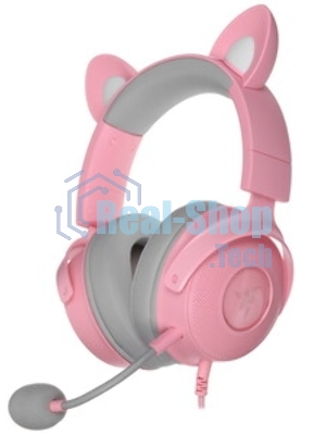 Гарнитура Razer Kraken Kitty V2 Pro розовый, проводная, USB, подсветка