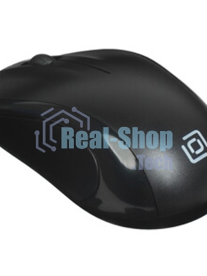 Мышь проводная Oklick 185V2 черный, 1200 dpi, USB, кнопки - 3