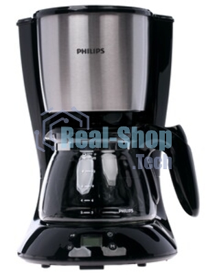 Кофеварка капельная Philips HD7459/20 черный, исп. кофе - молотый, 1.2 л, 1000 Вт.