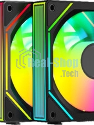 Комплект реверсных вентиляторов Gamma F12 UNI BK ARGB REVERSE BLADE 3in1