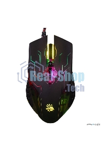 Мышь проводная A4Tech Bloody Q51 черный, 3200 dpi, USB, кнопки - 8