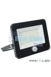 Прожектор Iek LPDO602-50-65-K02 СДО 06-50Д светодиодный черный с датчиком движения IP54 6500K