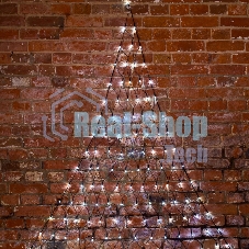 Гирлянда Neon-night Сеть 2х2х1.5 м, свечение с динамикой, прозрачный ПВХ, 136 LED, 230 В, цвет свечения белый