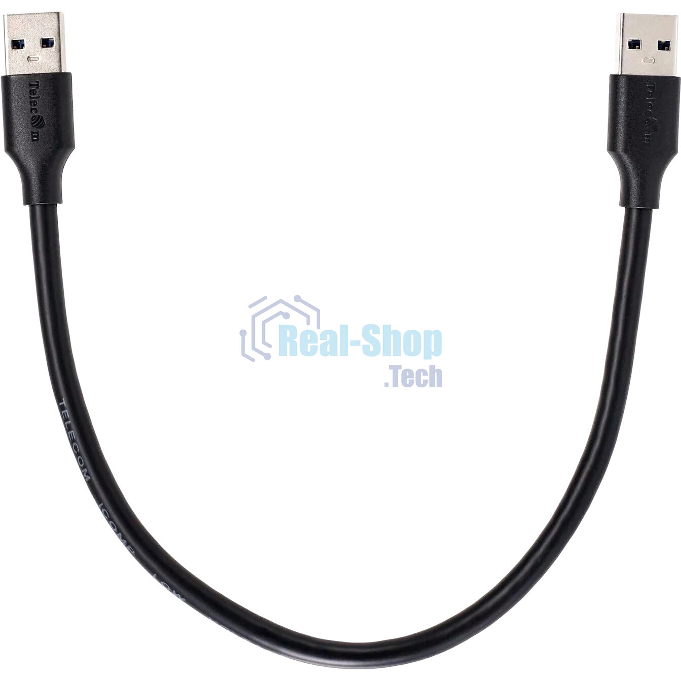 Кабель соединительный Telecom TUS715-0.3M USB3.0 Am-Am 0.3m Telecom (TUS715-0.3M)
