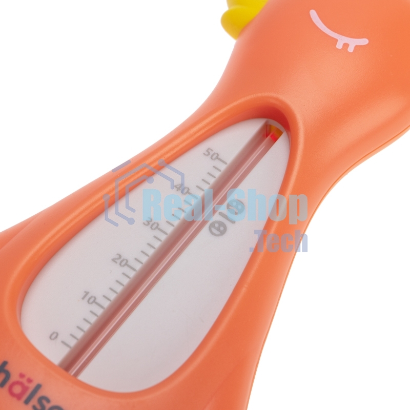 Термометр водный, оранжевый, птичка Halsa