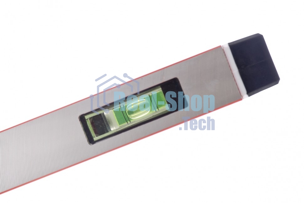 Алюминиевый магнитный фрезерованный уровень Matrix 3 глазка, 1500 мм