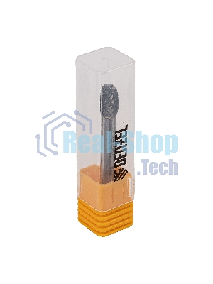 Борфреза по металлу Denzel твердосплавная, овальная, тип-E, 8 мм