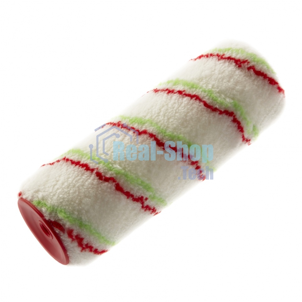 Валик Сибртех сменный Эмали, 180 мм,ворс 12 мм, D 48 мм, D ручки 8 мм, полиамид, полиакрил