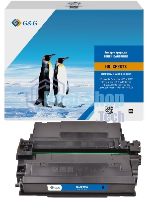 Картридж G&G аналог HP CF287X 18k с чипом
