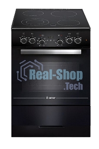 Плита электрическая Gefest ЭП Н Д 6560-03 0057 черный, конфорок 4 электрических, духовка 55 л, 60 см x 85 см x 60 см