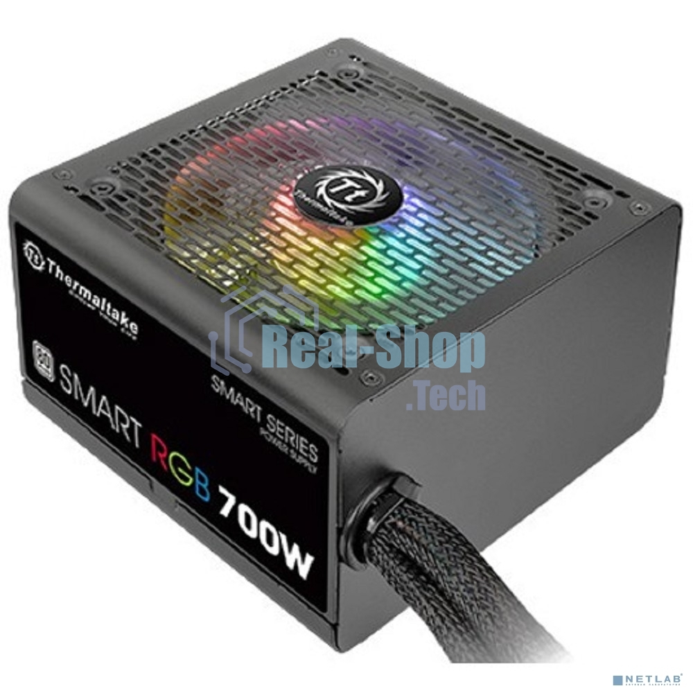 Блок питания Thermaltake Smart RGb (PS-SPR-0700NHSAWE-1), 700Вт, 80 PLUS, 120мм, черный