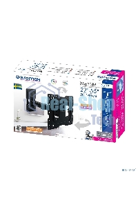 Кронштейн Kromax DIX-17 BLACK (для LED/LCD телевизоров 22