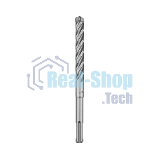 Бур по бетону Kranz SUPER 12x160 мм, профессиональный, цельная крестовая пластина, SDS PLUS