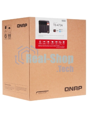 Сетевое хранилище NAS Qnap TS-473A-8G 4-bay Ryzen V1500B