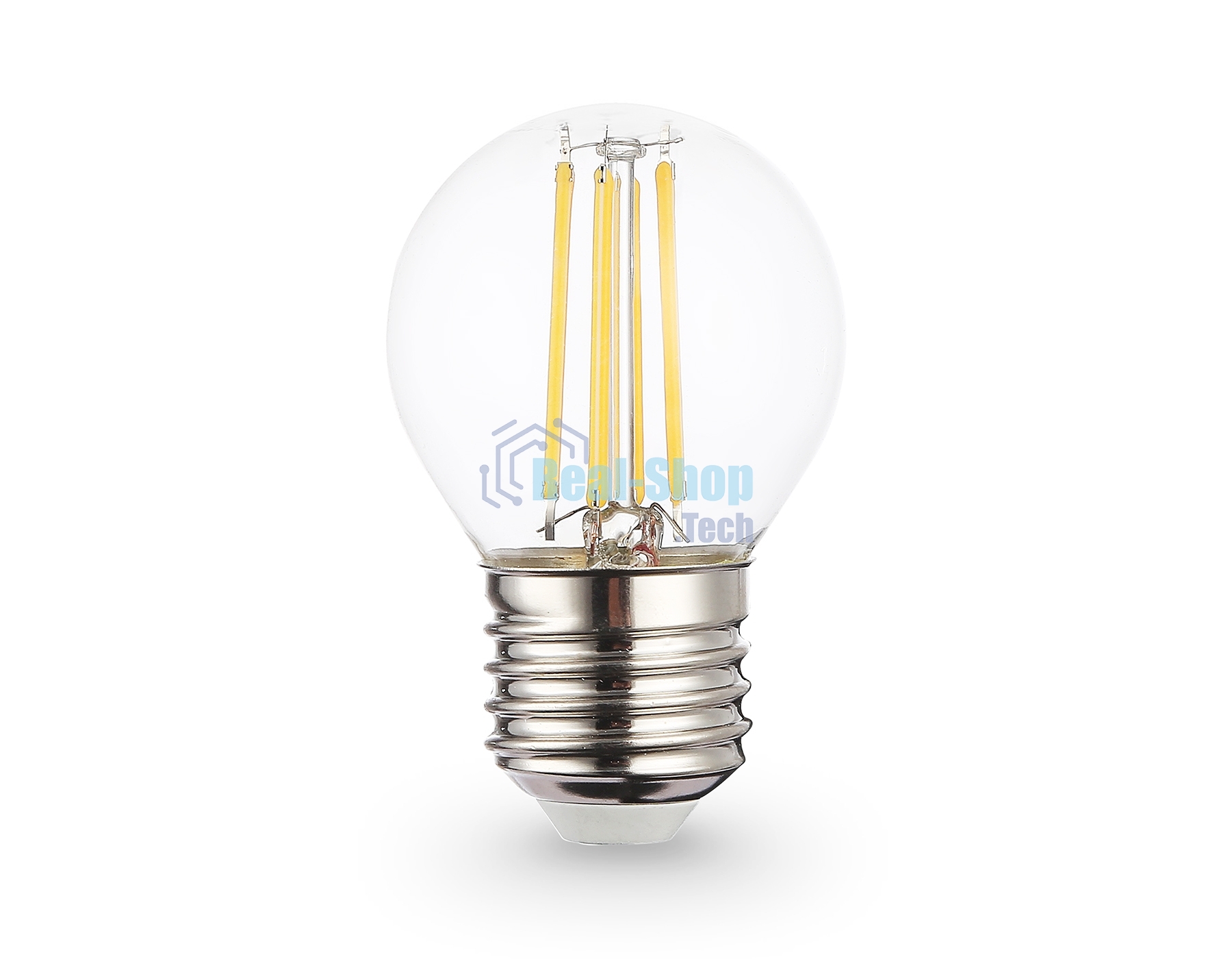 Лампа светодиодная 451524 Filament LED G45 15W E27 4000K 220-240V