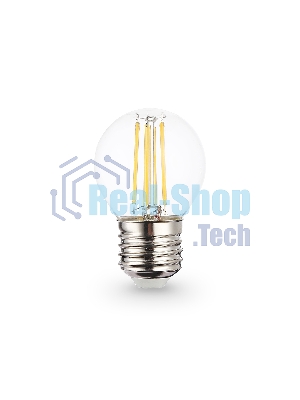 Лампа светодиодная 451524 Filament LED G45 15W E27 4000K 220-240V