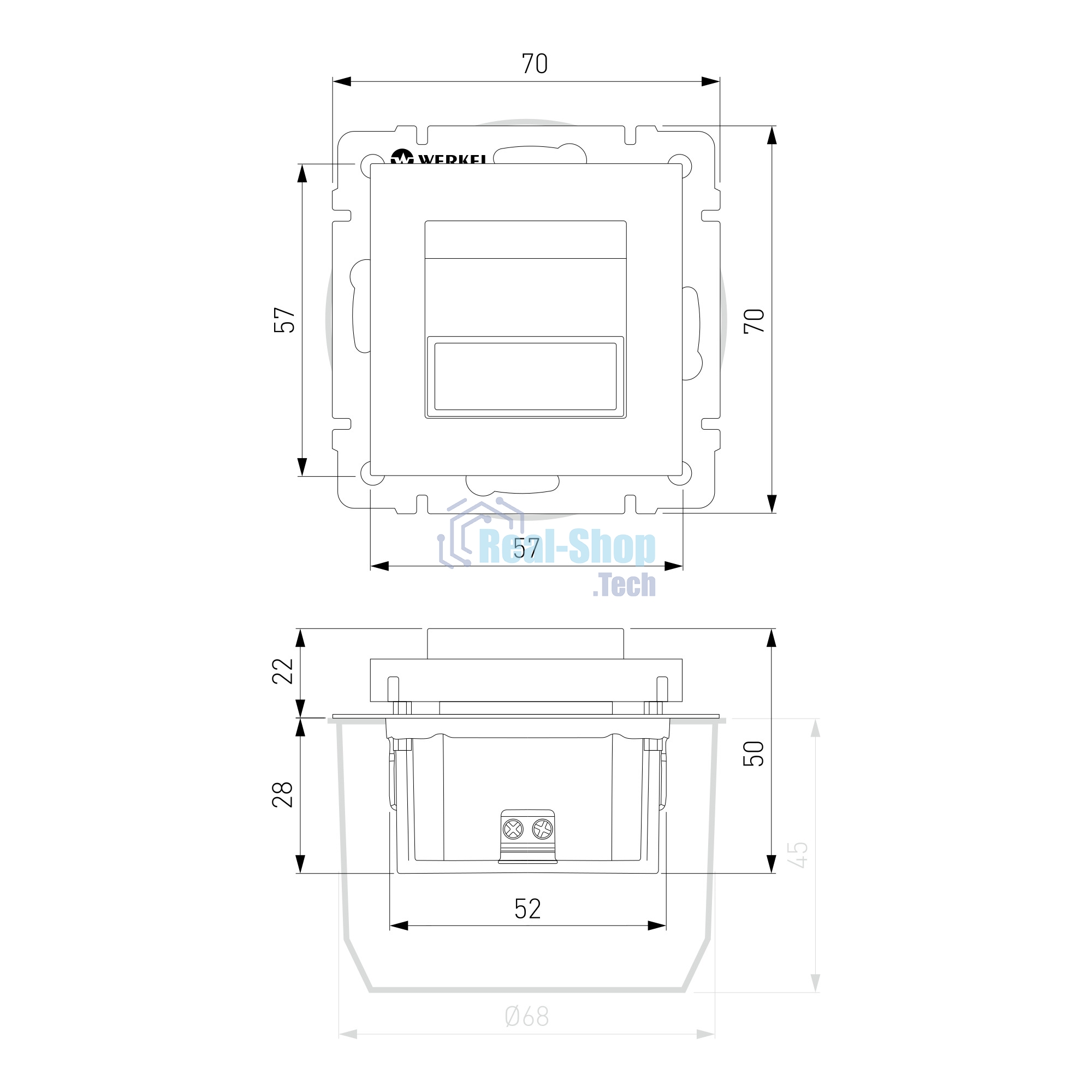 Поворотная встраиваемая LED подсветка Werkel Turn W1154708 (черный матовый)