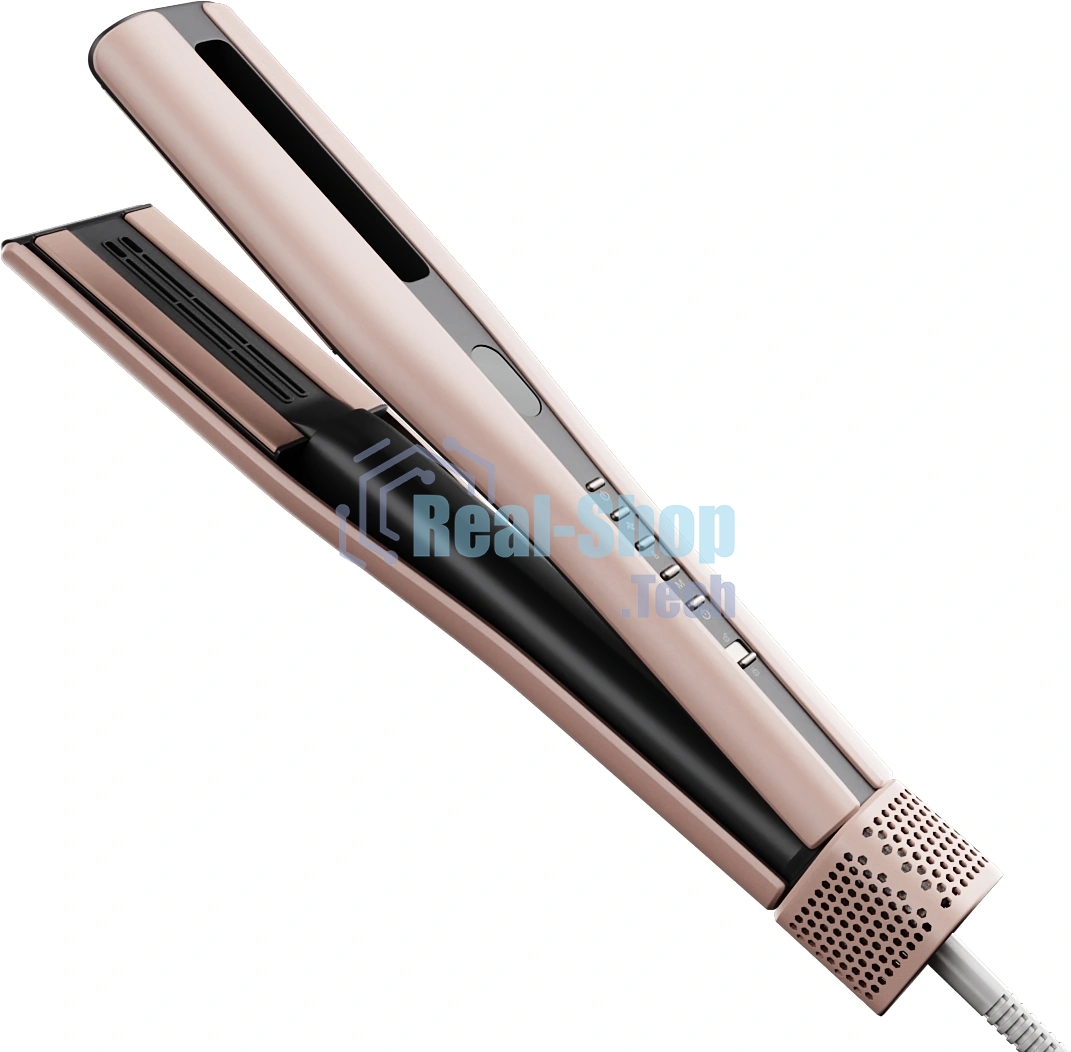 Фен-выпрямитель для волос Haier HHS-605 розовый, 210 °C, 4 режима
