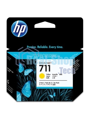 Картридж струйный HP №711 CZ136A желтый x3уп. для HP DJ T120/T520 (29мл)