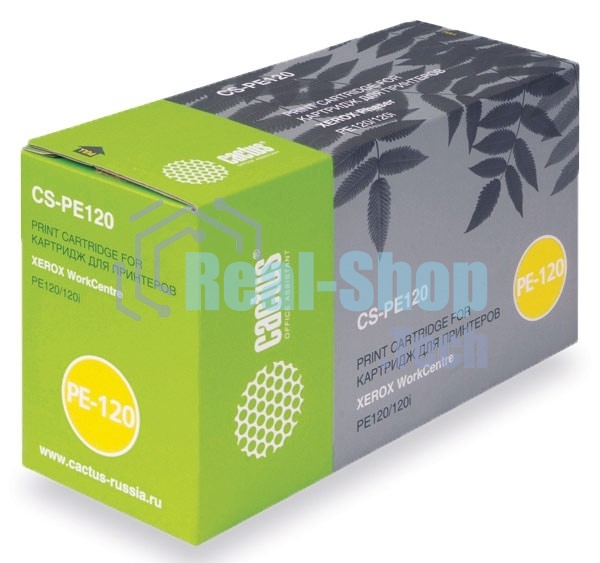 Картридж лазерный Cactus CS-PE120 (013R00606) черный (5000 стр.) для Xerox WorkCentre PE120/120i