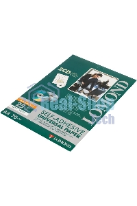 Самоклеящаяся бумага Lomond универсальная для этикеток, A4, 2 шт для CD/DVD (D117/D18мм), 70 г/м2, 25 листов