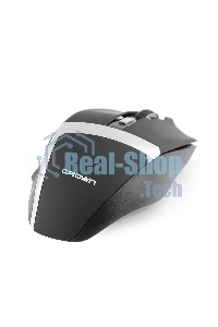 Мышь беспроводная Crown Gaming CMXG-801 черный, 1600 dpi, радиоканал, USB, кнопки - 7