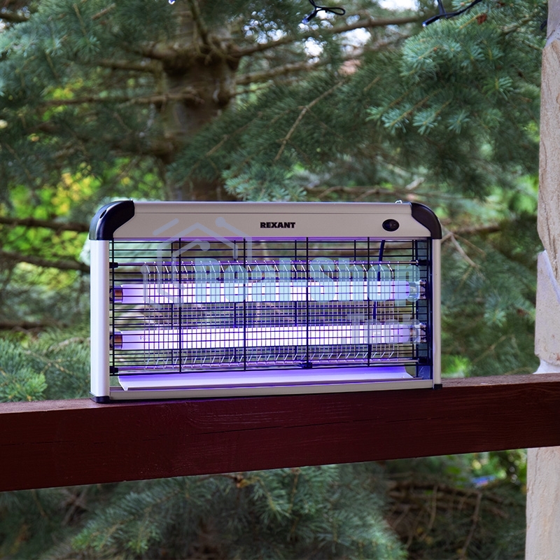 Антимоскитная лампа Rexant 2 х 15 Вт, 220 В (R100)