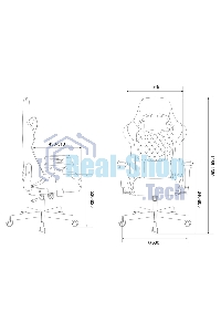 Кресло игровое Бюрократ VIKING 7 KNIGHT B FABRIC черный текстиль/эко.кожа крестовина металл/пластик