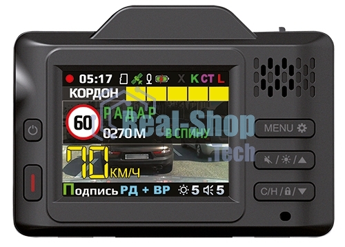 Радар-детектор Inspector CAYMAN S signature Видеорегистратор GPS приемник G-сенсор черный
