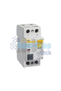Выключатель дифференциального тока (УЗО) Iek MDV10-2-063-030 ВД1-63 2Р 63А 30мА ИЭК