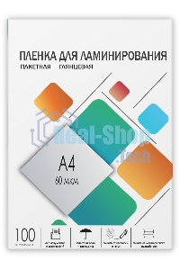 Пленка для ламинирования Heleos 60мкм A4 (100шт) глянцевая216x303мм LPA4-60