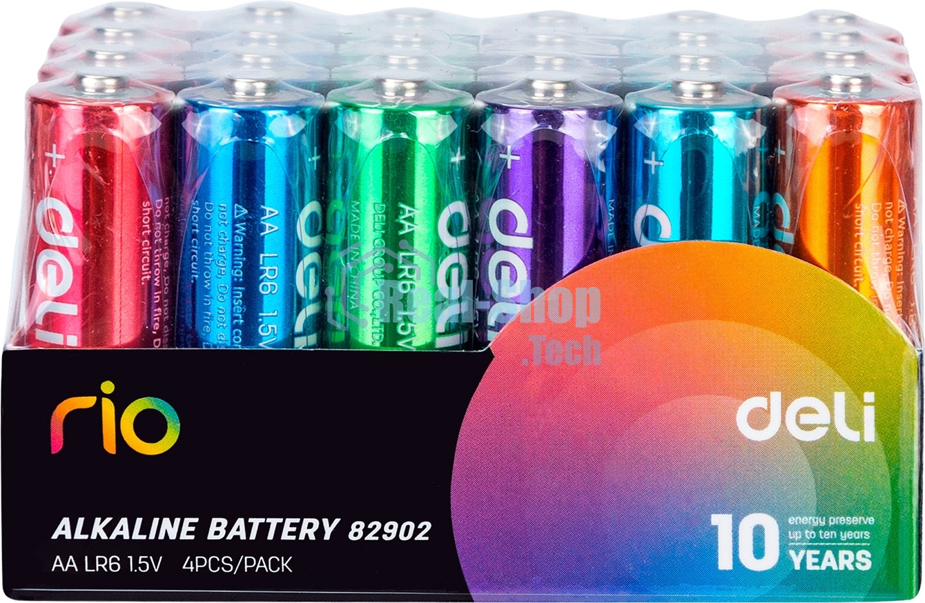 Батарея Deli Rio AA (4шт) спайка