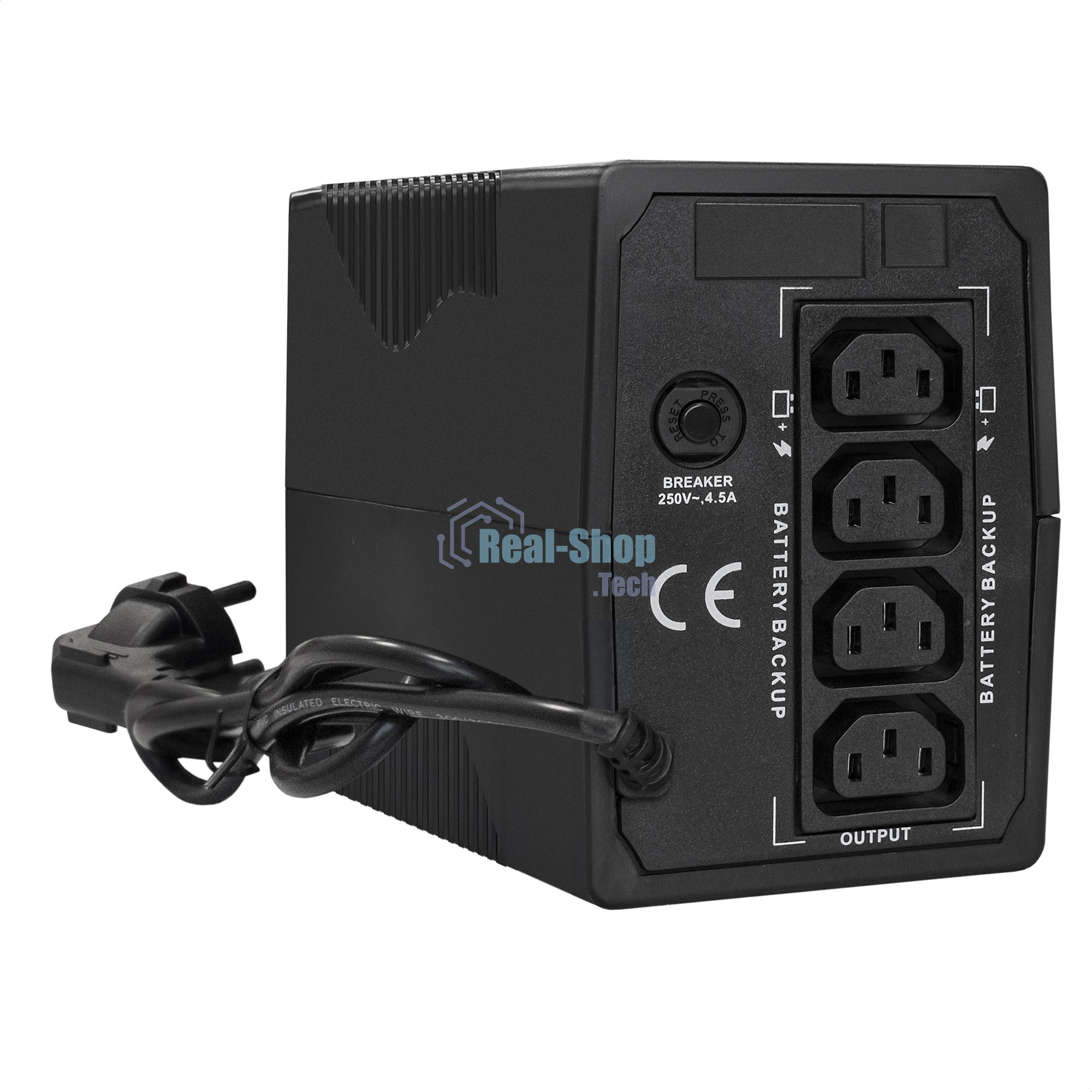 Источник бесперебойного питания ExeGate Power Smart ULB-650.LCD.AVR.4C13 650VA/360W, LCD, AVR, 4*C13, черный