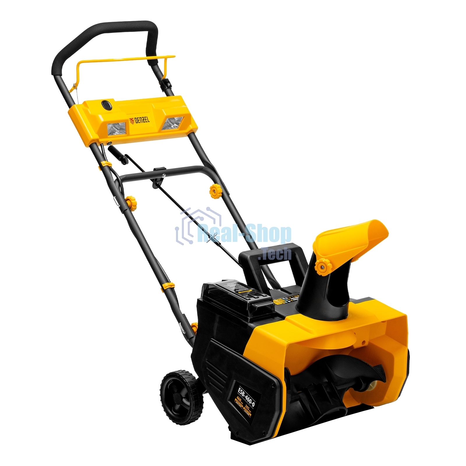 Снегоуборочная машина аккумуляторная Denzel, ESB-460-0, Li-Ion, 36В