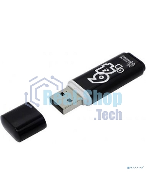 Флешка USB Smartbuy 64 Gb USB Smartbuy Glossy series черный (SB64 GbGS-K)