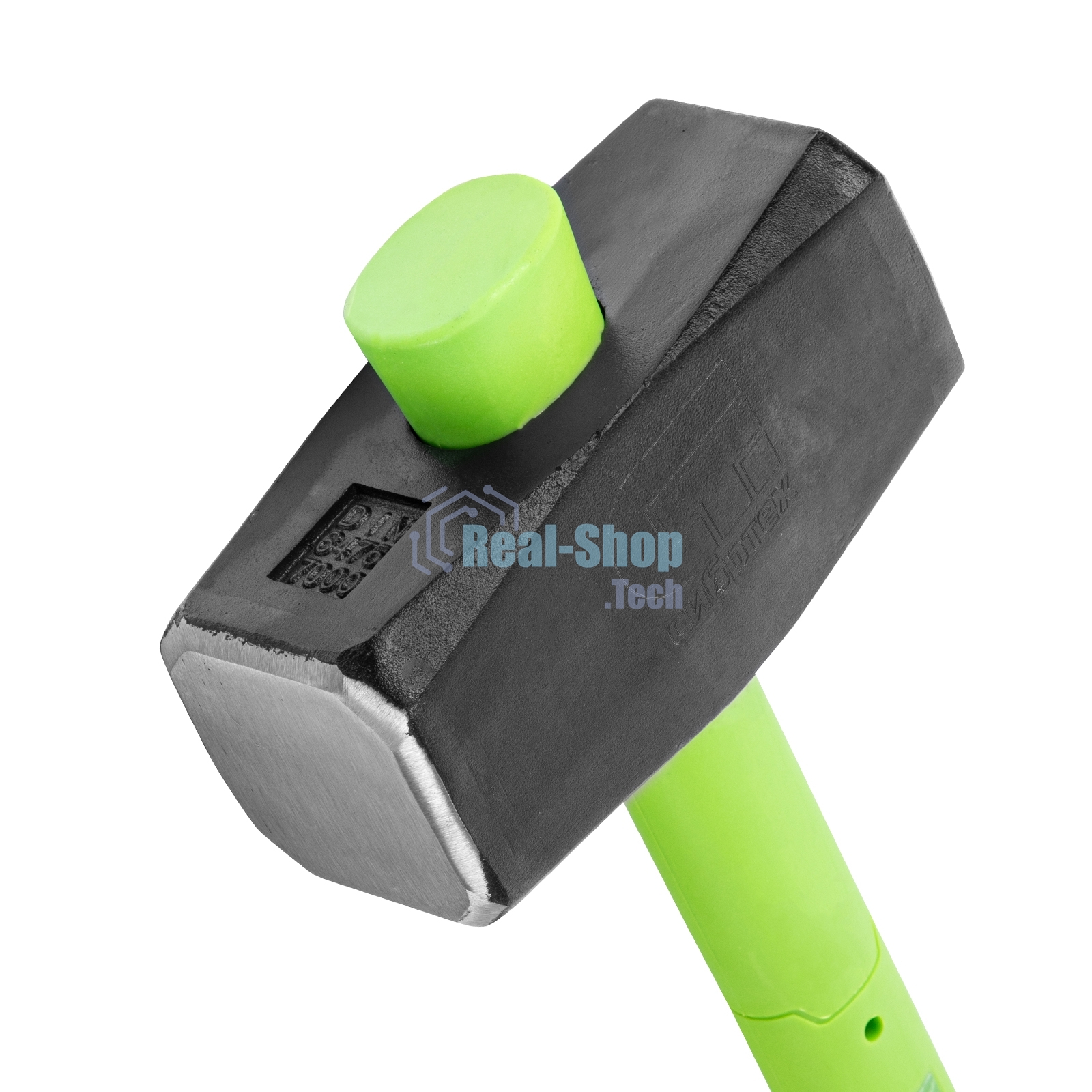 Кувалда Сибртех 7000 г, фибергласовая обрезиненная рукоятка