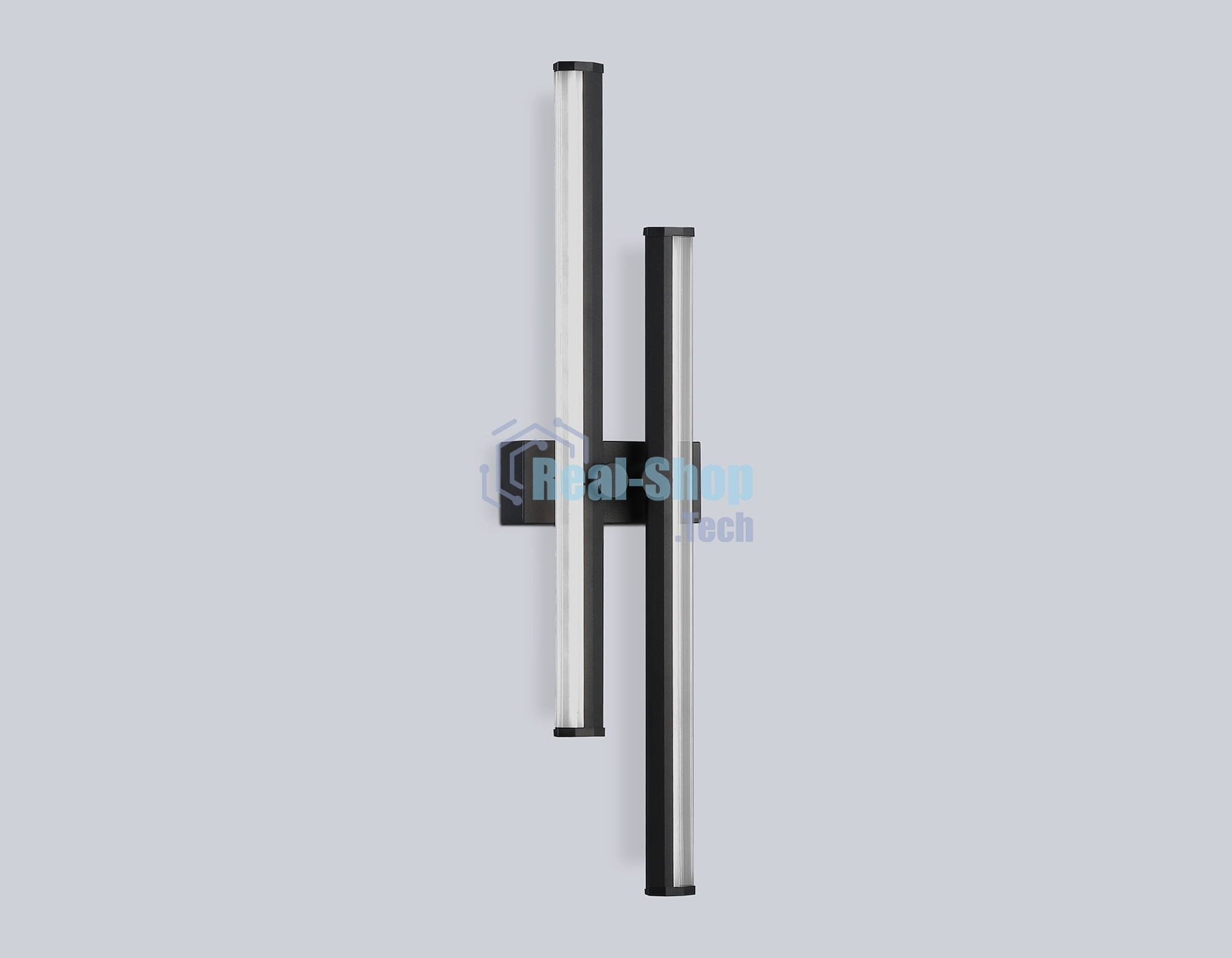 Настенный светодиодный светильник Ambrella light FL6152 BK черный 18W 3000K-6400K 510*120*65