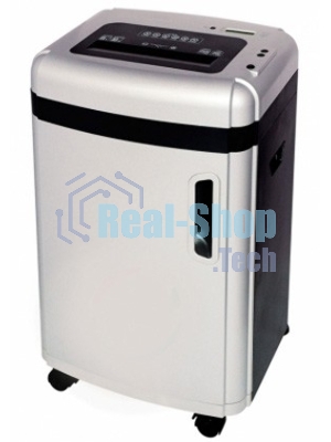 Шредер Office Kit S230 2x15 (секр.P-5)/фрагменты/17лист./35лтр./скрепки/скобы/пл.карты/CD