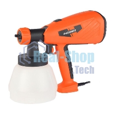 Краскопульт электрический PATRIOT SG500 HVLP 500 Вт., 100 DIN/сек, Расход 900 мл/мин., Резервуар: 1300 мл