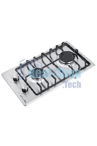 Газовая варочная панель Maunfeld EGHS.32.3ES/G, нержавеющая сталь
