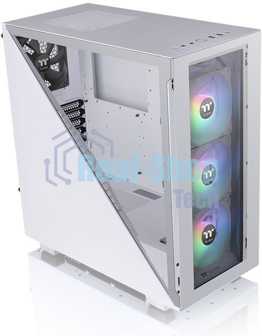 Компьютерный корпус Thermaltake Divider 300 TG ARGb белый без БП ATX 2x120мм 2xUSB 3.0 audio front door bott PSU