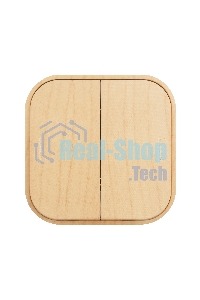 Выключатель 10A 2-клав., дерево Quteo Выключатель 10A 2клав., дерево