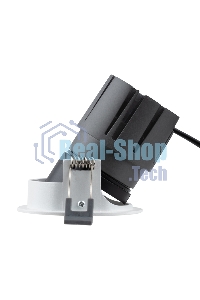 Светильник встраиваемый поворотный Rexant Horeca Dark Light с антиослепляющим эффектом 12 Вт 4000 К Ring LED WHITE