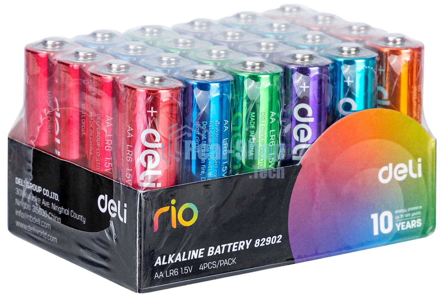 Батарея Deli Rio AA (4шт) спайка